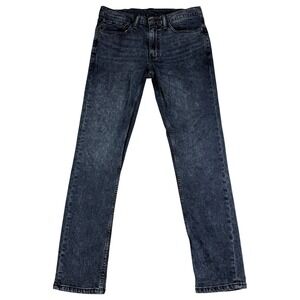 Levi's 511 Jeans Men 34x34 Blue Acid Wash Slim Fit Stretch Grunge Indie Preppy